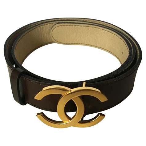 chanel logo belt buckle